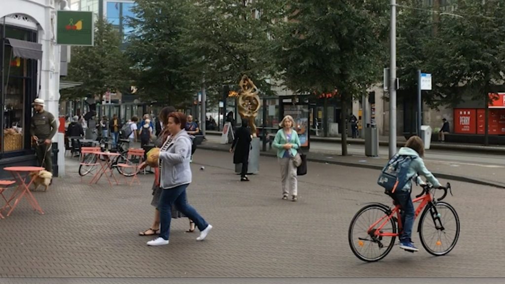 Straatbeeld Centrum Den Haag